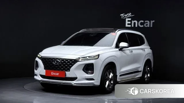 Hyundai Santa Fe TM 2018 Белый из Кореи