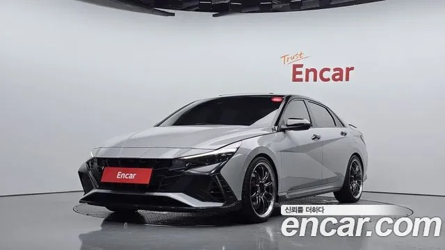 Hyundai Avante (CN7) 2023 Серебристо-серый из Кореи