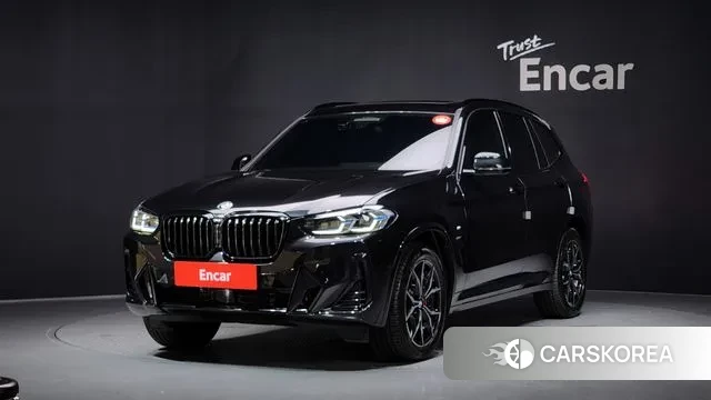 BMW X3 (G01) 2022 Черный из Кореи