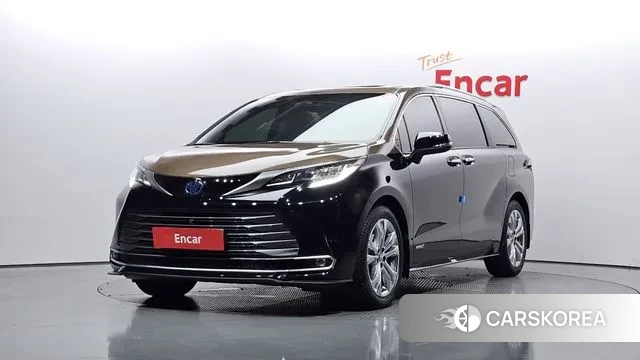 Toyota Sienna 4th Generation 2021 Черный двухцветный из Кореи