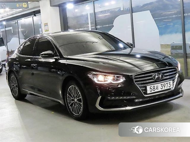 Hyundai Grandeur IG Hybrid 2019 Черный из Кореи