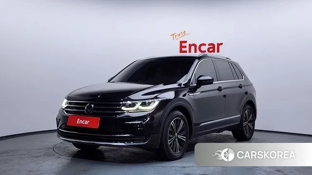 Volkswagen Tiguan second Generation 2022 Черный из Кореи