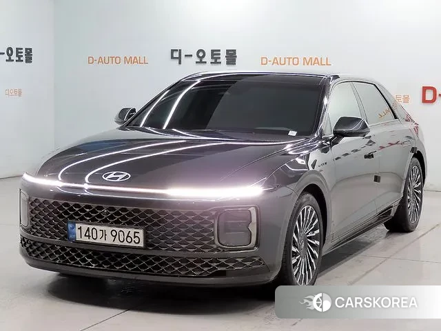 Hyundai Grandeur Hybrid (GN7) 2023 Серебристо-серый из Кореи