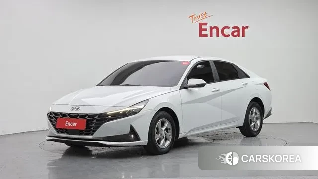 Hyundai Avante (CN7) 2021 Белый из Кореи
