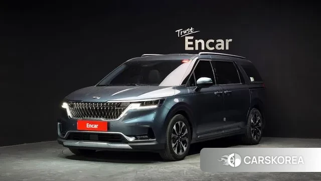 Kia Carnival 4th generation 2021 Небесно-голубой из Кореи