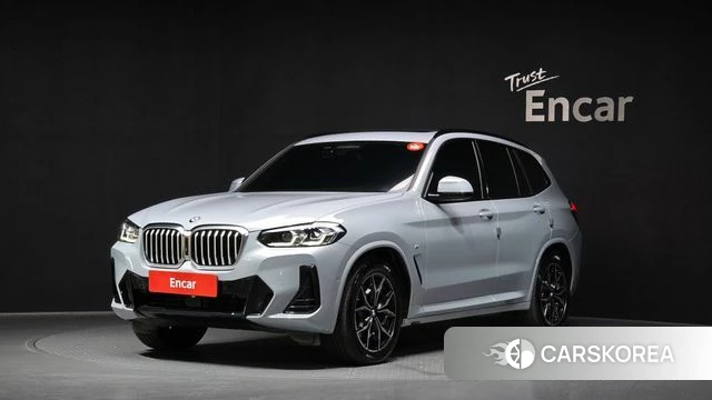 BMW X3 (G01) 2022 Светло-серебряный цвет из Кореи