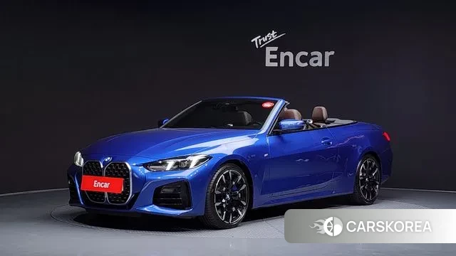 BMW 4 Series (G22) 2024 Синий из Кореи