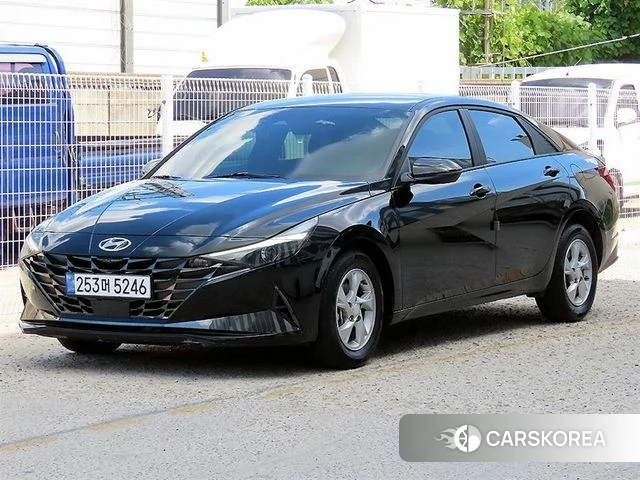 Hyundai Avante (CN7) 2021 Черный из Кореи