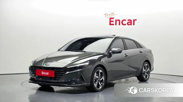 Hyundai Avante Hybrid (CN7) 2021 Серый из Кореи