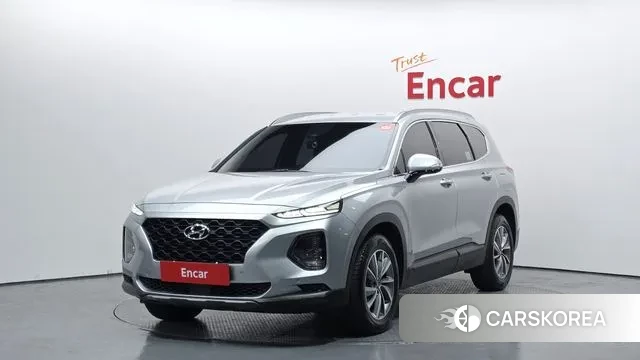 Hyundai Santa Fe TM 2019 Серебристо-серый из Кореи