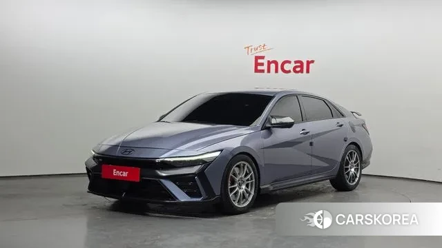 Hyundai The New Avante (CN7) 2024 Небесно-голубой из Кореи