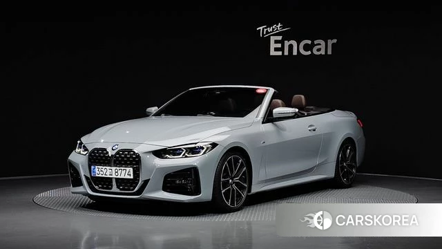 BMW 4 Series (G22) 2023 Серебристо-серый из Кореи