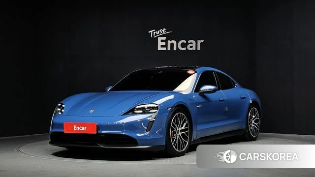 Porsche Taycan 2021 Синий из Кореи