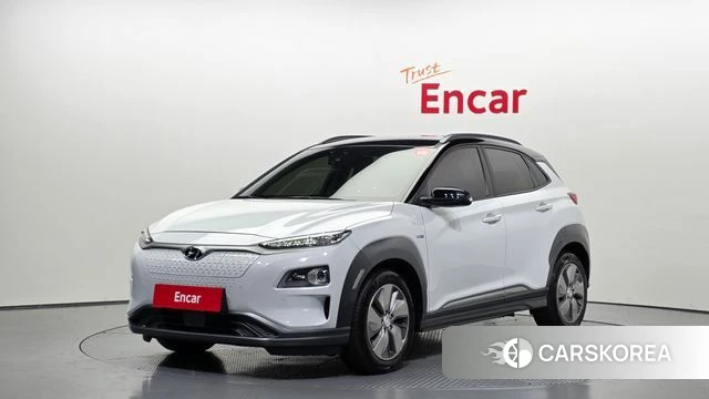 Hyundai Kona Electric 2018 Белый из Кореи