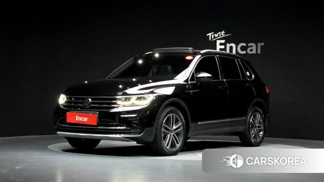 Volkswagen Tiguan second Generation 2022 Черный из Кореи