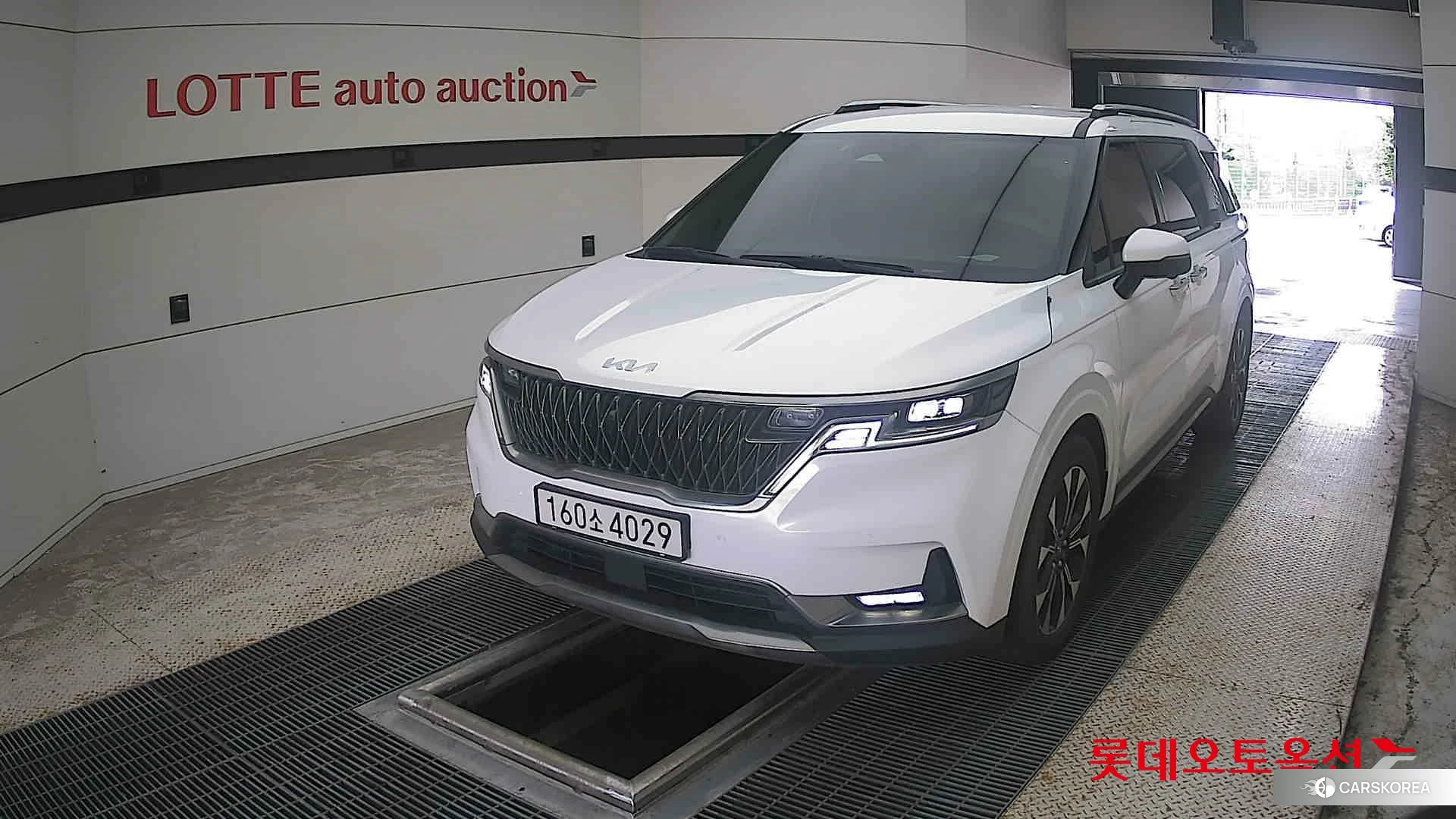 Kia Carnival 2023 Белый из Кореи