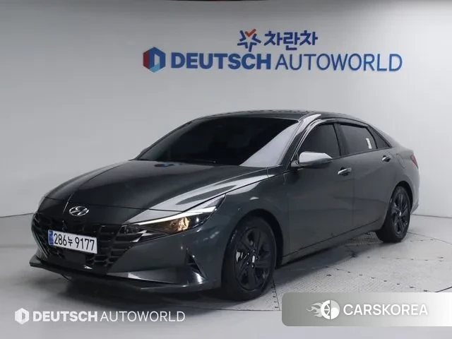 Hyundai Avante Hybrid (CN7) 2022 Серый из Кореи