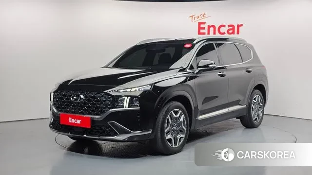 Hyundai The New Santa Fe 2023 Черный из Кореи