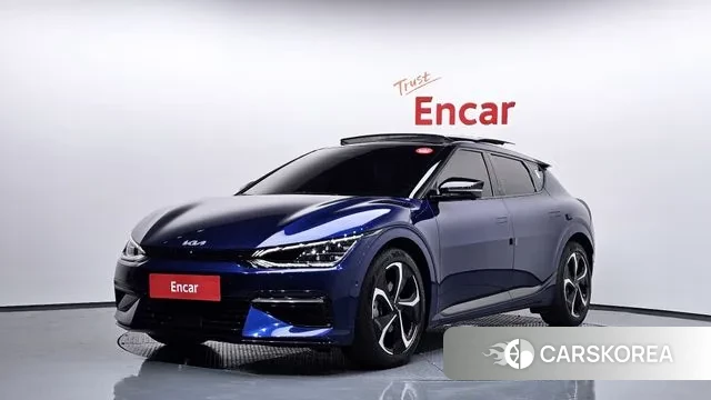 Kia EV6 2022 Синий из Кореи