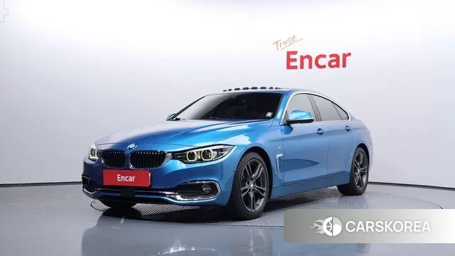 BMW 4 Series (F32) 2020 Небесно-голубой из Кореи
