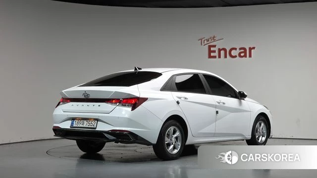 Hyundai Avante (CN7) 2020 Белый из Кореи