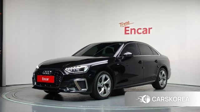 Audi A4 (B9) 2021 Черный из Кореи