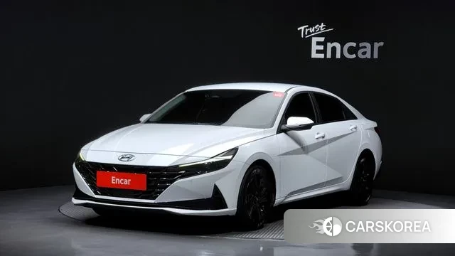 Hyundai Avante (CN7) 2022 Белый из Кореи