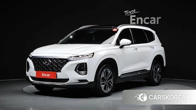 Hyundai Santa Fe TM 2019 Белый из Кореи