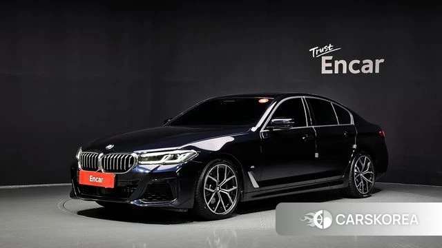BMW 5 Series (G30) 2022 Черный из Кореи