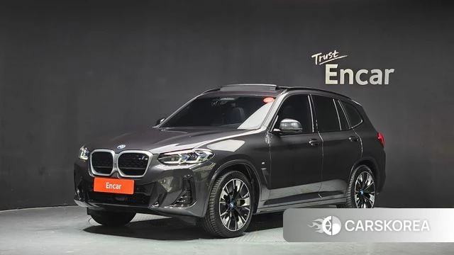 BMW iX3 2023 Серый из Кореи