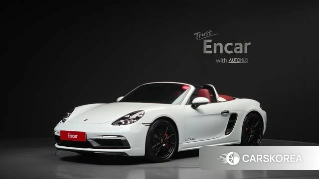 Porsche 718 Boxster 2021 Белый из Кореи