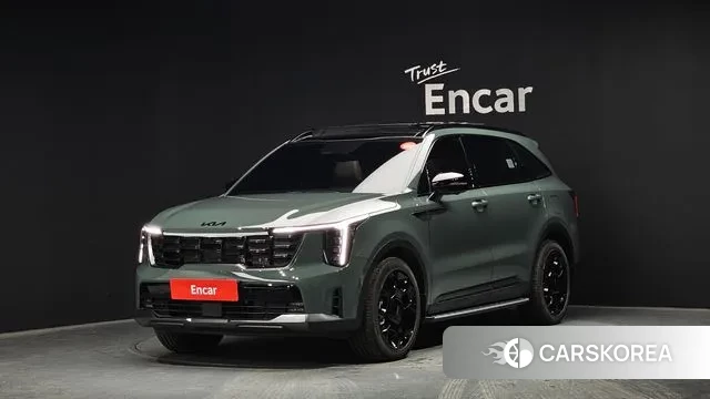 Kia The New Sorento 4th Generation 2025 Зеленый из Кореи