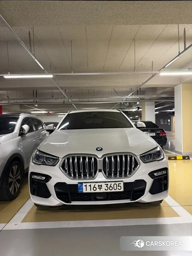 BMW X6 (G06) 2021 Белый из Кореи