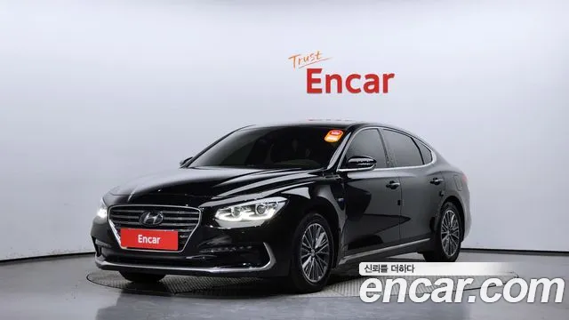 Hyundai Grandeur IG Hybrid 2018 Черный из Кореи