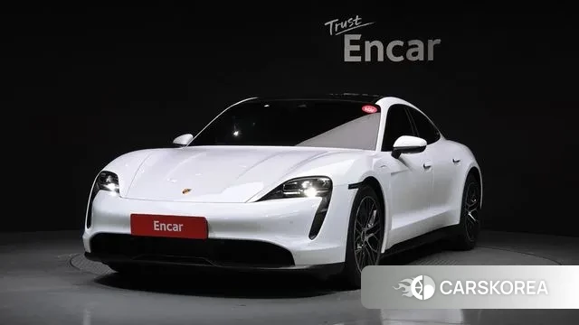 Porsche Taycan 2022 Белый из Кореи