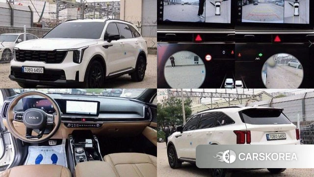 Kia The New Sorento 4th Generation 2023 Белый из Кореи