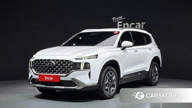 Hyundai The New Santa Fe 2023 Белый из Кореи