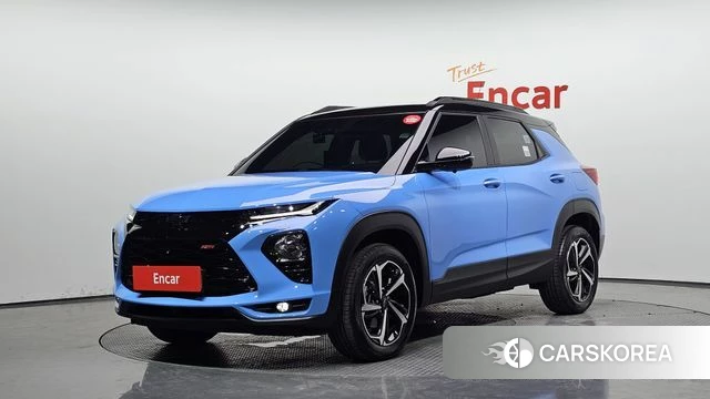 Chevrolet (GM Daewoo) Trailblazer 2023 Небесно-голубой из Кореи