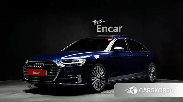 Audi A8 (D5) 2021 Синий из Кореи