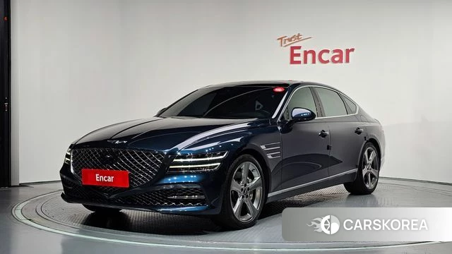 Genesis G80 (RG3) 2021 Синий нефрит из Кореи