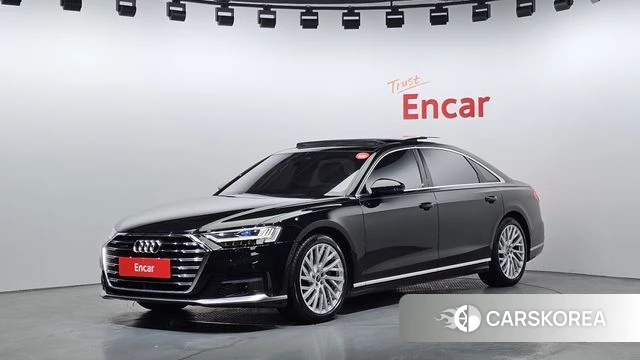 Audi A8 (D5) 2021 Черный из Кореи