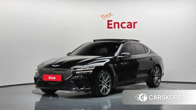 Genesis The New G70 2021 Черный из Кореи