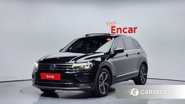 Volkswagen Tiguan second Generation 2019 Черный из Кореи
