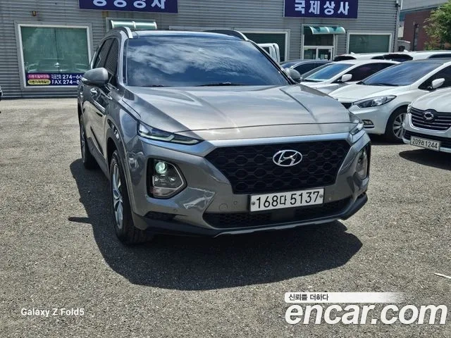 Hyundai Santa Fe TM 2018 Серебристо-серый из Кореи