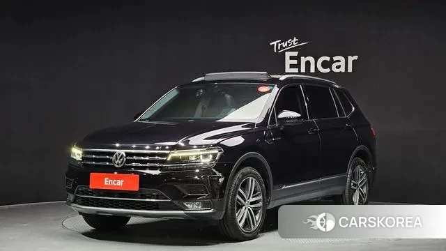 Volkswagen Tiguan Allspace 2020 Черный из Кореи