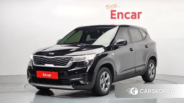 Kia Seltos 2021 Черный из Кореи