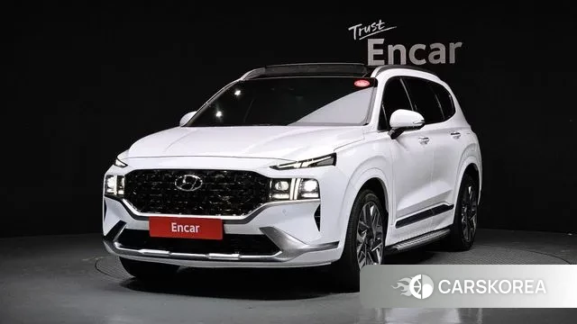 Hyundai The New Santa Fe 2021 Белый из Кореи