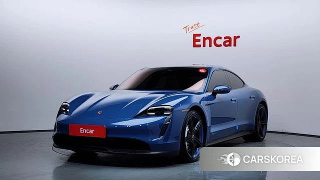 Porsche Taycan 2022 Синий из Кореи