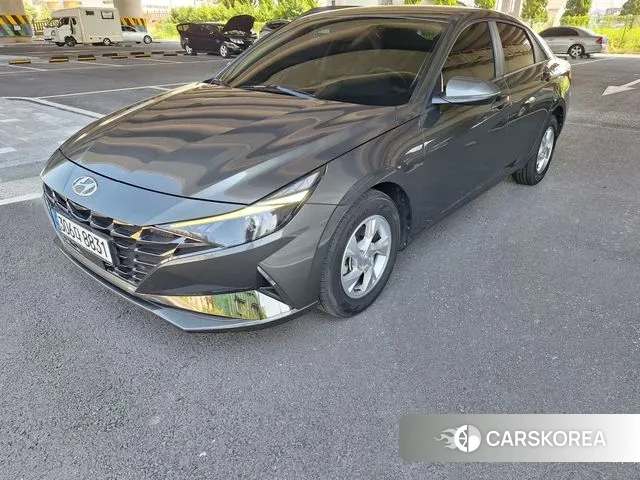 Hyundai Avante (CN7) 2021 Светло-зеленый из Кореи