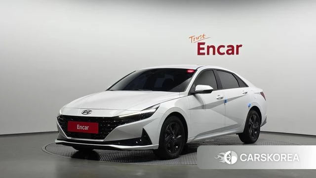 Hyundai Avante (CN7) 2023 Белый из Кореи